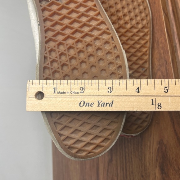 Vans Authentic Red Women’s size 8 Classic Skater 90s Hipster Casual Sneakers - Picture 8 of 10